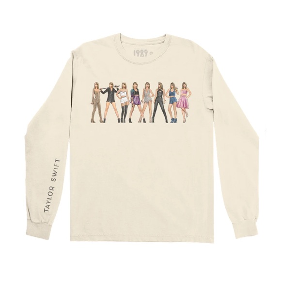 🆕 Taylor Swift 1989 (Taylor's Version) Eras long-sleeve t-shirt - Picture 1 of 8